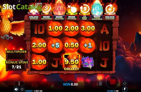 Скрин3. Phoenix Reign слот