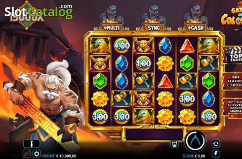 Скрин2. Gates of Colossus MultiChase слот
