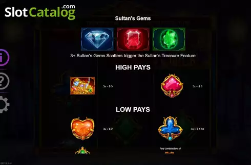 Скрин9. Sultan's Palace Fortune слот