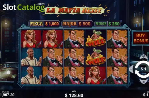 Скрин3. La Mafia Heist слот
