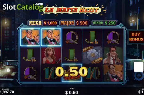 Скрин4. La Mafia Heist слот