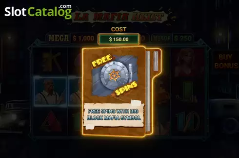 Скрин8. La Mafia Heist слот