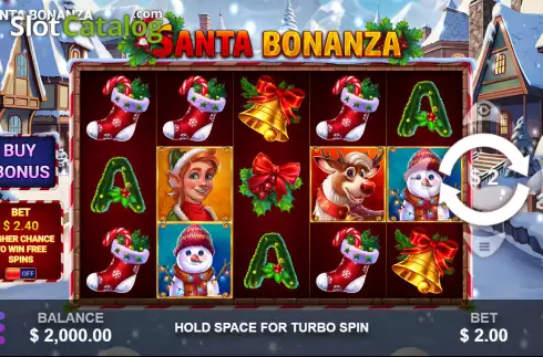 Скрин2. Santa Bonanza слот