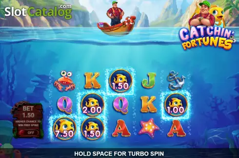 Скрин3. Catchin' Fortune слот