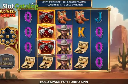 Скрин2. Wild West Bandits слот