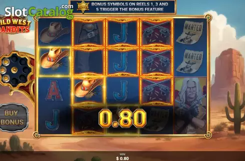 Скрин3. Wild West Bandits слот