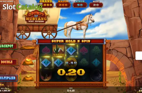 Скрин3. Spirit of Mustang West Express слот