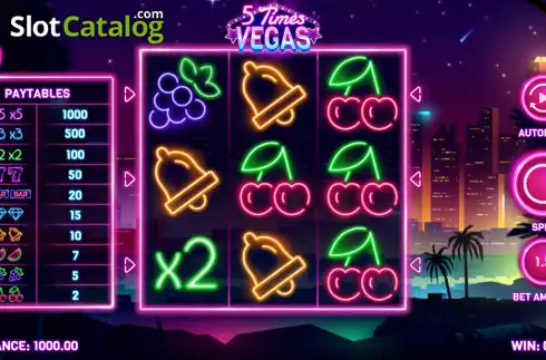Скрин3. 5 Times Vegas слот