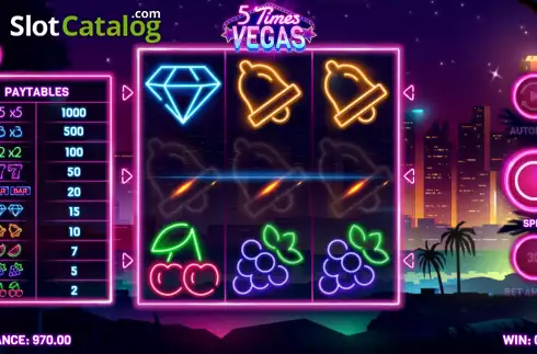 Скрин4. 5 Times Vegas слот
