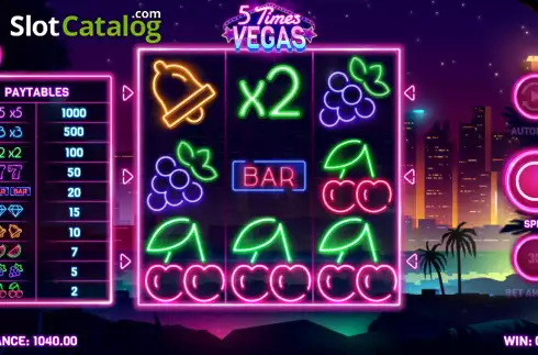Скрин5. 5 Times Vegas слот