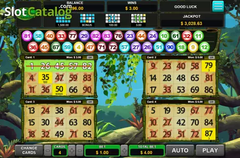 Скрин3. Amazonia Bingo слот