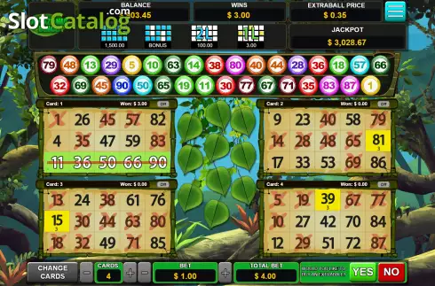 Скрин5. Amazonia Bingo слот