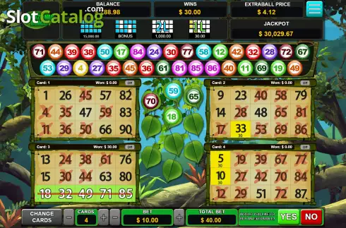 Скрин6. Amazonia Bingo слот