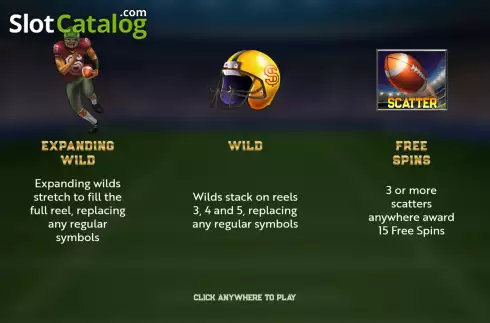 Скрин2. Gridiron Glory слот