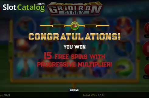 Скрин6. Gridiron Glory слот