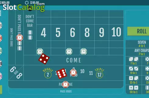 Скрин3. Craps (Woohoo) слот