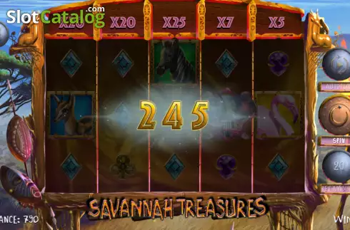 Скрин4. Savannah Treasures слот