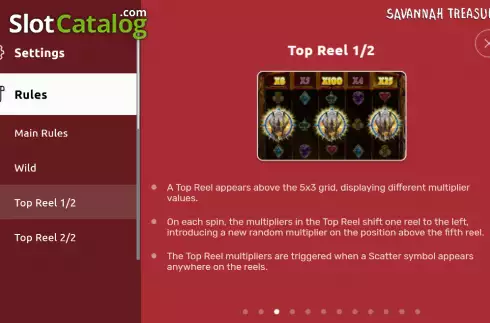 Скрин6. Savannah Treasures слот