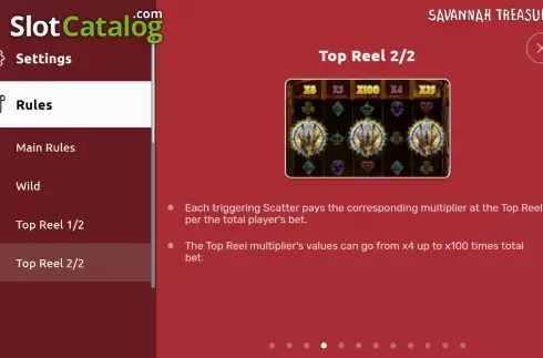 Скрин7. Savannah Treasures слот