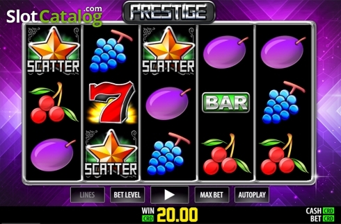 Скрин5. Prestige слот