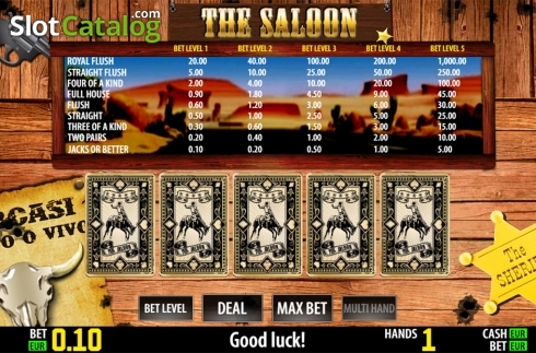 Скрин2. The Saloon HD слот