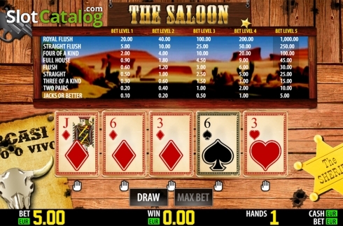 Скрин3. The Saloon HD слот