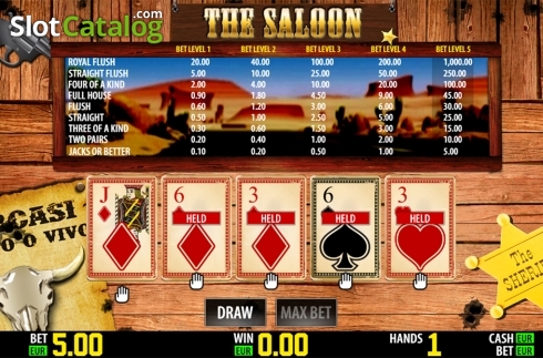 Скрин4. The Saloon HD слот