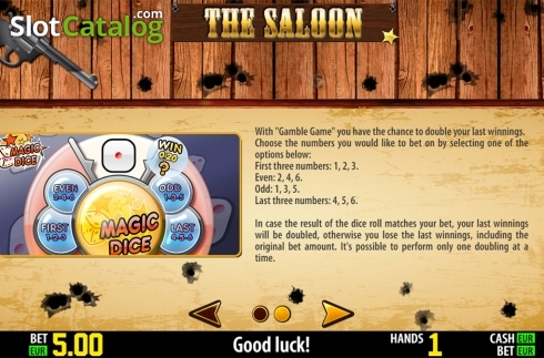 Скрин9. The Saloon HD слот