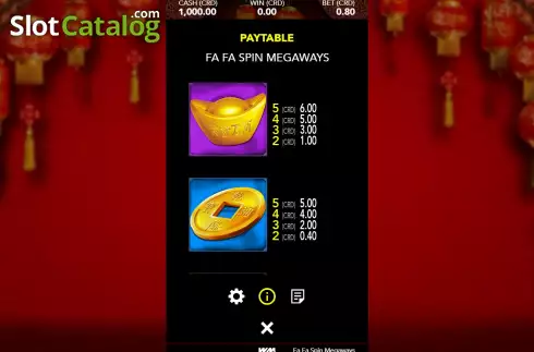 Скрин8. Fa Fa Spin Megaways слот