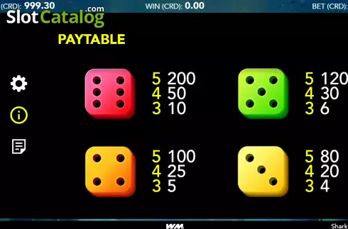 Скрин6. SharkGo Dice слот