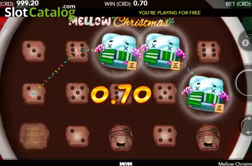 Скрин3. Mellow Christmas Dice слот
