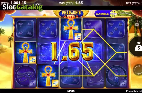 Скрин3. Pharaoh's Tale Dice слот