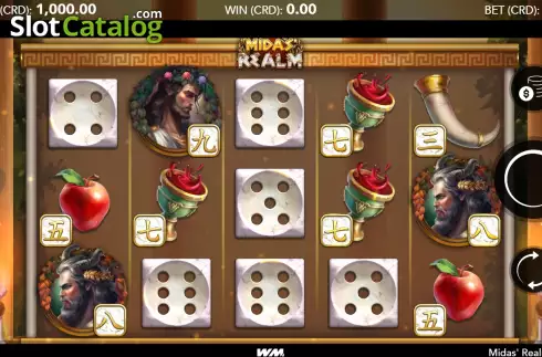 Скрин2. Midas' Realm Dice слот