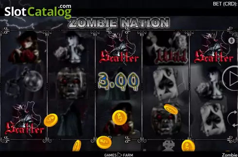 Скрин3. Zombie Nation слот