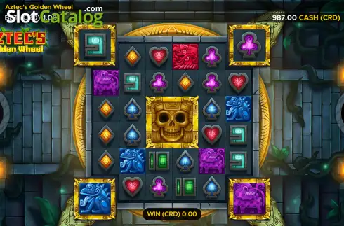 Скрин2. Aztec's Golden Wheel слот