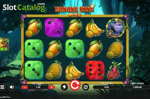 Скрин2. Banana King MAX Dice слот