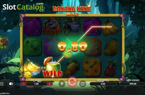 Скрин3. Banana King MAX Dice слот