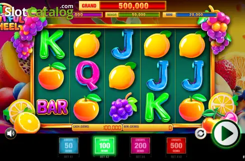 Скрин2. Fruitful Wheel слот