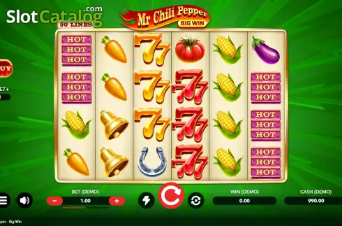 Скрин2. Mr Chili Pepper Big Win слот