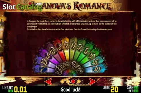 Скрин4. Casanova's Romance HD слот