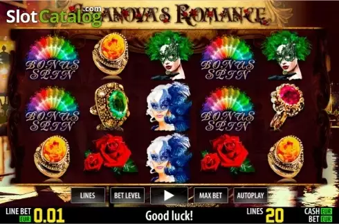 Скрин6. Casanova's Romance HD слот