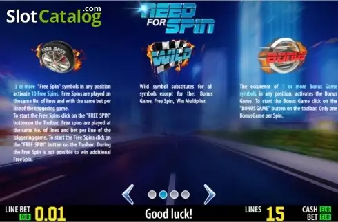 Скрин3. Need For Spin HD слот