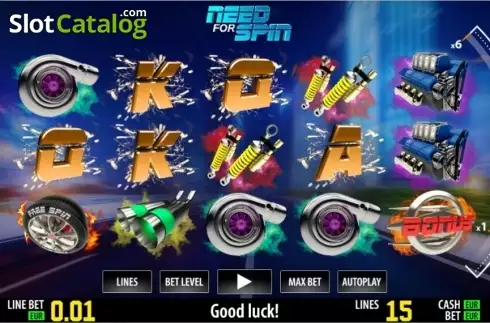 Скрин6. Need For Spin HD слот