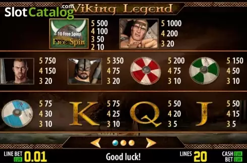 Скрин2. Viking Legend HD слот