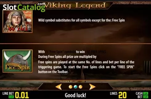 Скрин3. Viking Legend HD слот