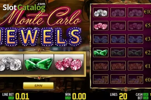 Скрин9. Monte Carlo Jewels HD слот