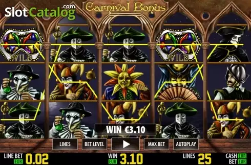 Скрин7. Carnival Bonus HD слот