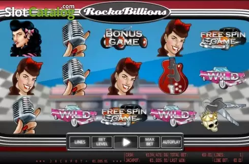 Скрин5. Rockabillions HD слот