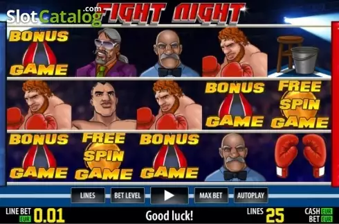 Скрин2. Fight Night HD слот