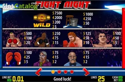 Скрин3. Fight Night HD слот